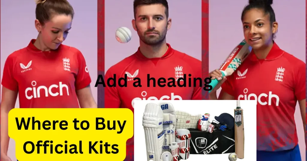 England Cricket Gear 